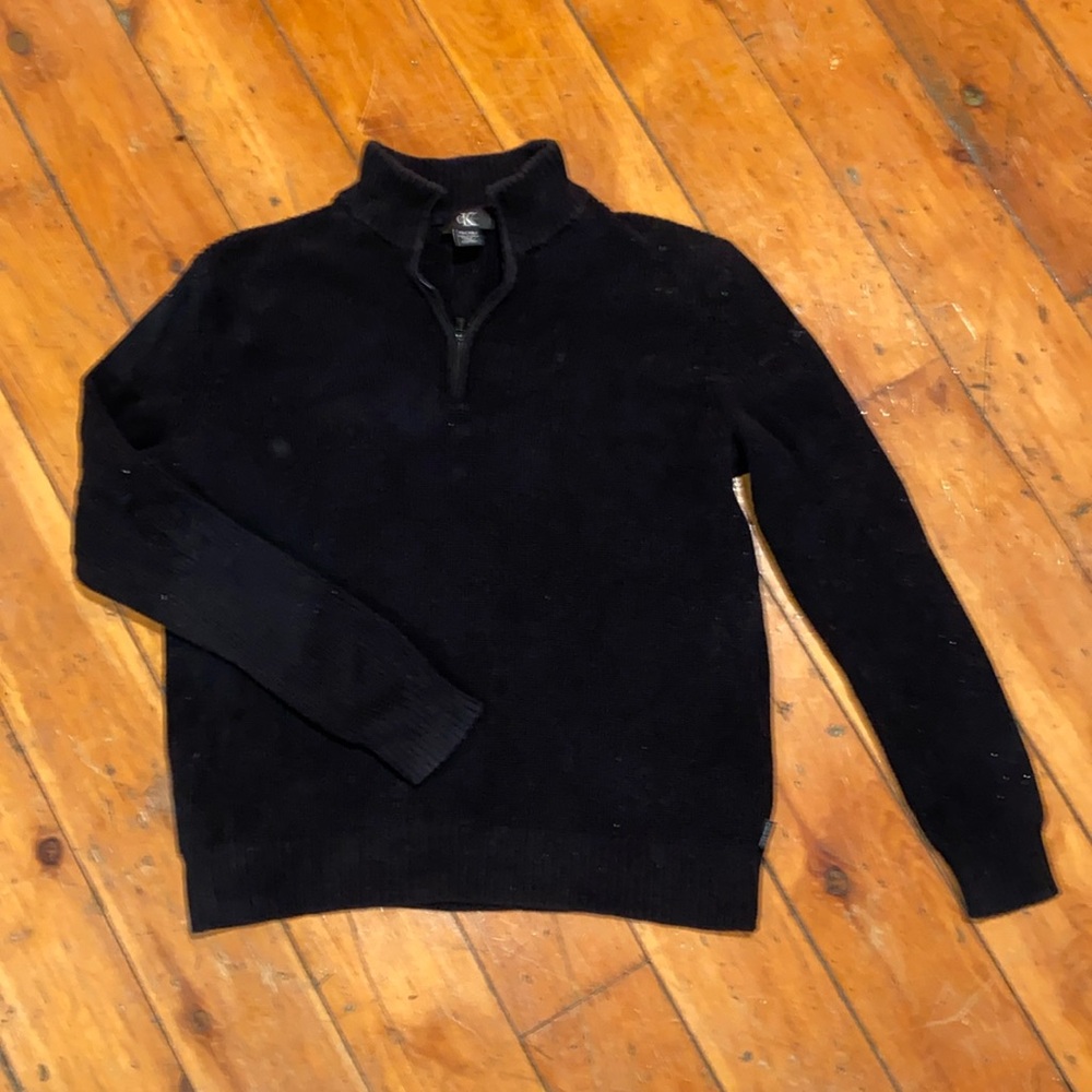 Men’s black Calvin Klein quarter zip